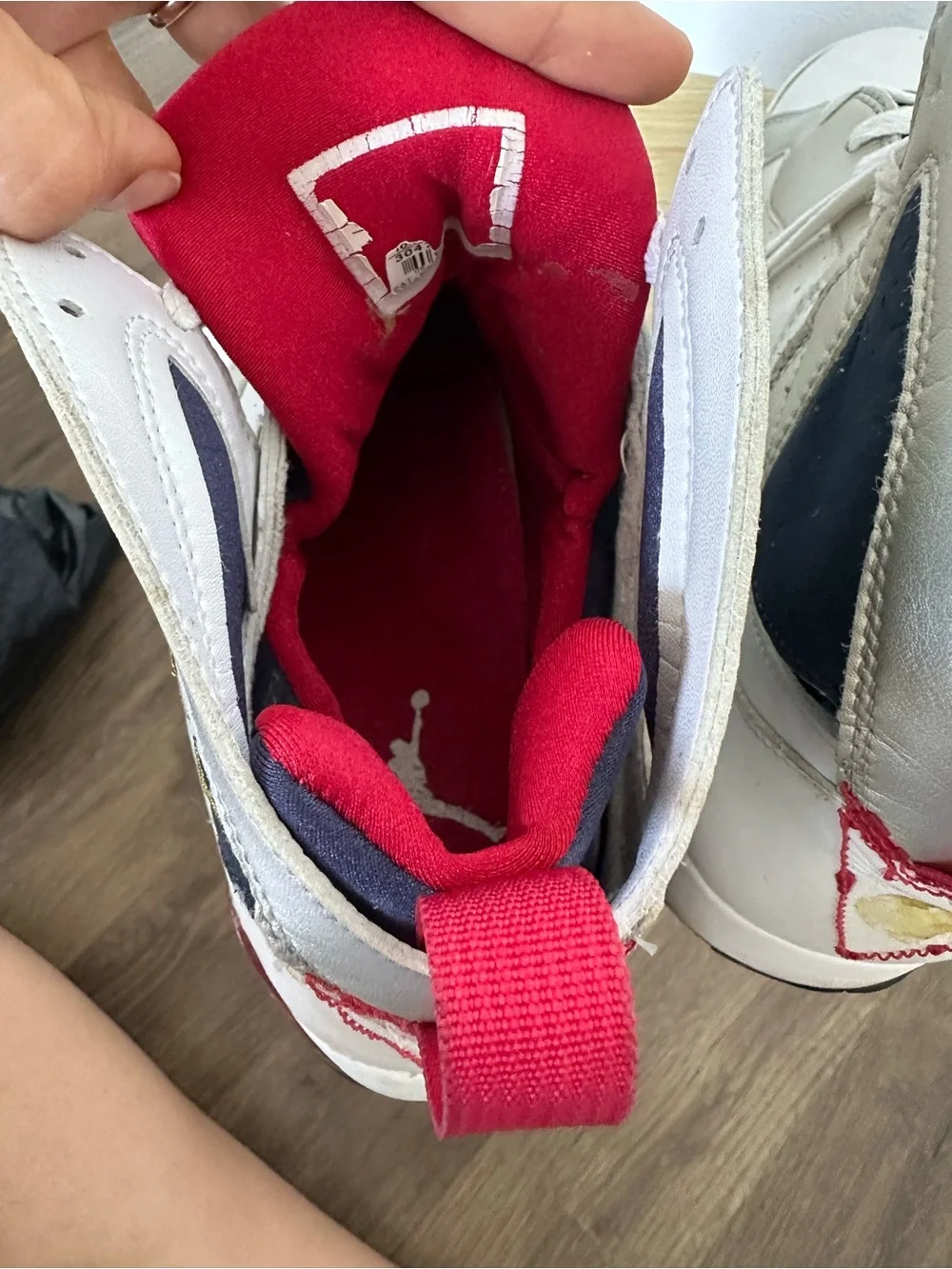 Jordan men’s Air Jordan 7 Retro Olympic